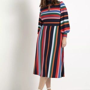 Eloquii Plus Size Rainbow dress